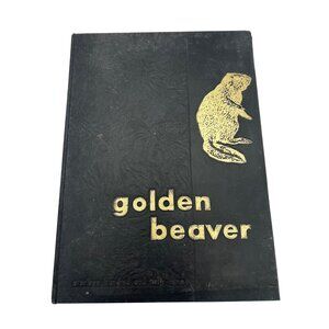Vintage 1969 Golden Beaver Yearbook Neelys Bend Junior High Nashville Tennessee